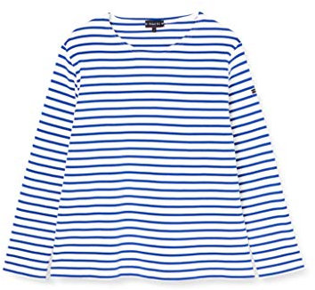 Armor Lux Damen T-Shirt Gestreift, Mehrfarbig (Dw5 Mehrfarbig/Étoile), 36 (Herstellergröße: 0)