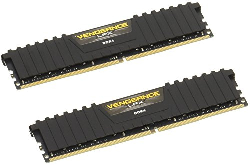 Corsair Vengeance LPX 32GB (2x16GB) DDR4 2133MHz C13 XMP 2.0 High Performance Desktop Arbeitsspeicher Kit, Schwarz
