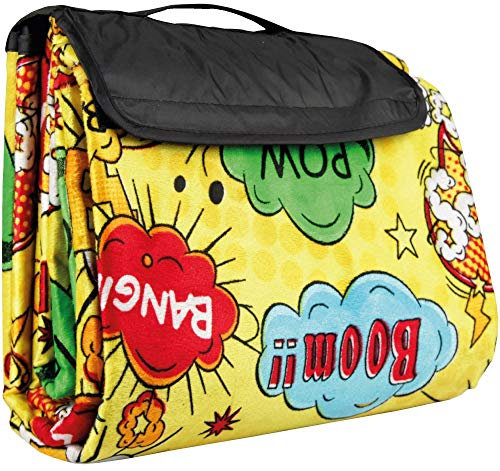 Bestlivings Picknickdecke mit Fotodruck - Comic - 100x200 cm (BxL), in vielen Variationen