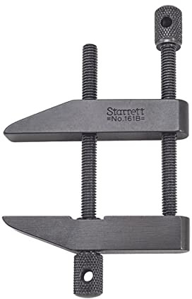 Starrett 161B Toolmakers Parallel Clamp, 3/4 Capacity, 21/32 Throat Depth