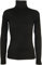WearAll New Ladies Polo Neck Stretch Long Sleeve Womens Plain Top Jumper Black 12/14