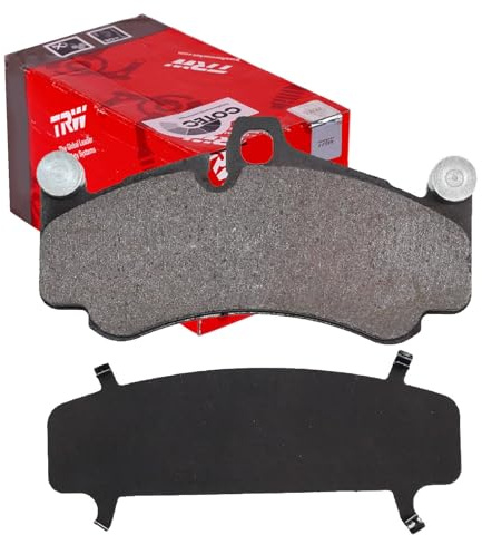 TRW GDB1862 Brake Pad Set of 4 Compatible for Porsche 911 (997) 2004-2013 Front Axle and Other Vehicles
