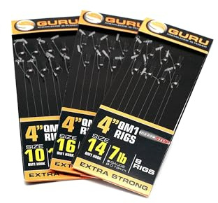 Guru QM1 15 Feeder Fishing Rigs On EVA Spool W/Speedstops: 16