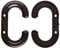 Mr. Chain 50703 Black Plastic Master Link, 2 link, 25 Count