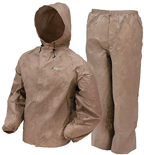 frogg toggs Herren Ultra-lite2 Regenanzug, wasserdicht, atmungsaktiv Regenbekleidung, Khaki, L