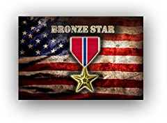 Aufkleber/Sticker Bronze Star Medal US Army Orden Military Leistung 11x7cm A3244