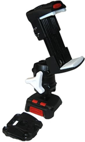 ROKK Mini Screw Down Base Phone Starter Kit, Black/Red/White, One Size
