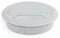 Emuca - Pasacables de mesa circular Ø60mm de plástico gris, tapa pasacables encastrable en mesa de oficina/escritorio, lote de 20