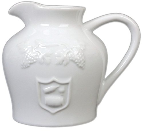 Holst Porzellan BAD 002 FA1 Weinkrug Bardolino 0,50 l, weiß, 11 x 11 x 12 cm