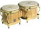 LP Latin Percussion LP811002 Matador Wood Bongo Natural Gold Hardware