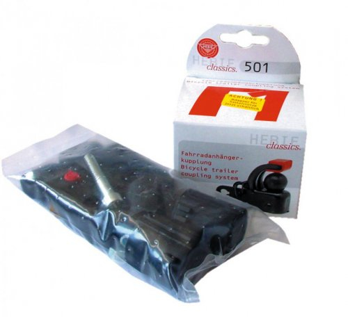 Hebie Fahrradanhänger Set F1 Anhängerkupplung + Sattelstützadapter