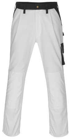 Mascot 00979-430-61-90C47 Size L90cm/C47 Torino Trousers - White/Marine Blue