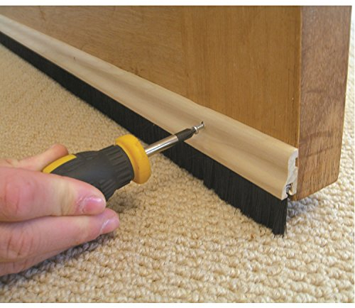 Stormguard - Battiscopa isolante per porte, in vero legno 838 mm