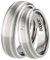 DOOSTI Trauringe/Eheringe/Partnerringe Silver Way Titan mit 925/- Silbereinlage - inkl. Gratis Gravur