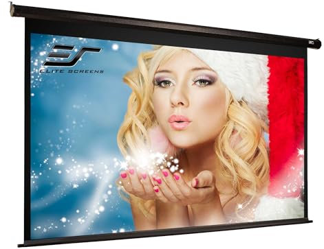 Elite Screens Spectrum 110 pantalla de proyección Blanco 2,79 m (110) 16:9 - Pantalla para proyector (Motorizado, 2,79 m (110), 2,44 m, 136,9 cm, 16:9, Blanco)