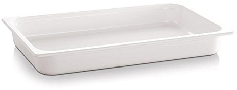 APS 84300 GN 1/1 Behälter ECO LINE, 53 x 32,5 cm, Tiefe 100 mm, 10,6 Liter, Melamin, weiß