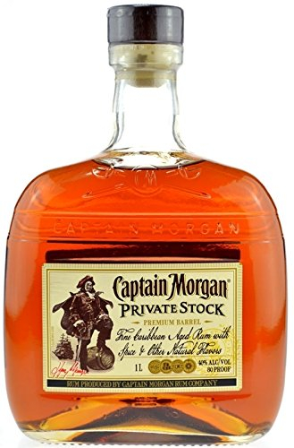 Captain Morgan Private Stock 1,0l Premium Barrel - Spirituose mit original karibischem Rum