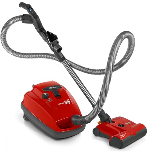 SEBO 9687AM AIRBELT K3 Premium Canister Vacuum Cleaner with 7-Year Motor Warranty, Comes with Powerful ET-1 Powerhead for Pets and Carpeting + Parquet Brush, 37-Foot Operating Radius, Made in Germany