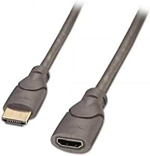 Lindy 41313 Prolunga HDMI, 3D, 0.5 mt, Nero/Antracite