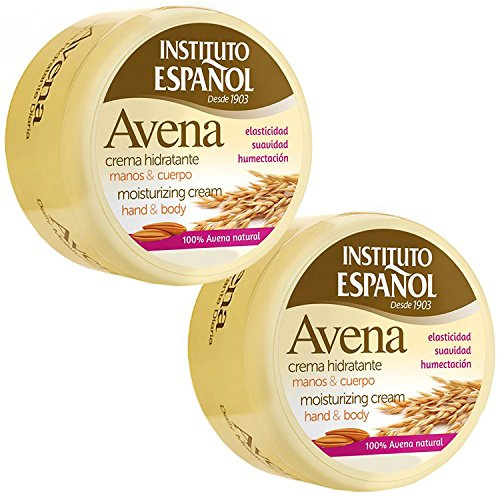 Instituto Espanol Avena Daily Moisturizing Hand & Body Cream 6.8 oz (Pack of 2)
