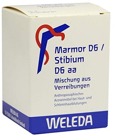 MARMOR D 6/Stibium D 6 aa Trituration 50 g