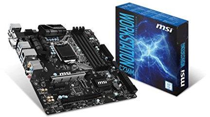 MSI - Scheda madre C236M WS LGA 1151, max. 64 GB, 4x DDR4 1