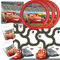Procos 37-teiliges Disney Pixar Party-Set Cars 3 - Teller Becher Servietten Tischdecke für 8 Kinder