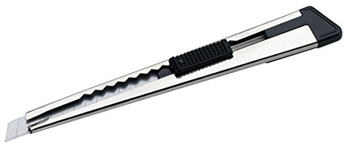 ALCO-Albert 121 - Metall-Cutter, vernickelt, 9 mm, mit Klinge