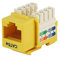 Monoprice Keystone 28 mm gelb Punch Down