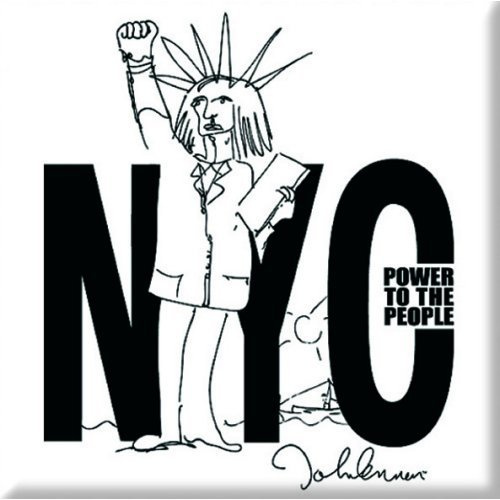 John Lennon NYC Power to the People Official Fridge Magnet