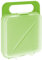 Tatay Porta Sandwich y Alimentos, Libre de BPA, Reutilizables, Apto Lavavajillas y Microondas, Congelacion hasta -40º, 1 Unidad, Color Verde (Lima), Medidas 14 x 4 x 18 cm