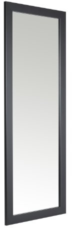 Reflex Sales & Marketing Ltd. 38 x 99cm Black Framed Mirror with Wall Hanging Fixings