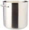 Ollas Agnelli Alta Pot con Dos Asas, de Acero Inoxidable 18/10, de 50 litros, de Plata