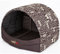 DOGGY Hobbydog R4 Busnap1 Hundehütte Souffleur Hobbydog, Größe 4, 60x49cm Braun Mit Wörter, XL, Braun Mit Wörter