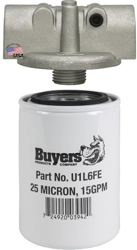 Buyers Products HFA12525 Hydraulic Return Line Filter Assembly, 25 Micron