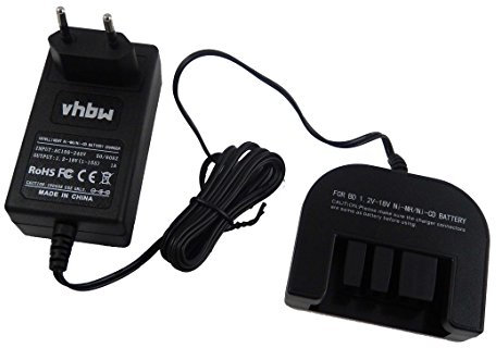 vhbw Chargeur Compatible avec Black & Decker A12-XJ, A12EX, A14, A144, 499936-34, 499936-35, A12 Batteries Ni-CD, NiMH d'outils, 1,2-18V, 1AV