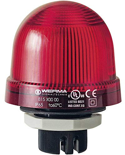 WERMA Signaltechnik 815.100.00 Optischer Wechselrichter 12-240 VAC/VDC Dauerlicht IP65 1 Stück