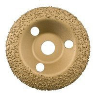 Disque abrasif bombé carbure de tungstène grain moyen Abradisc Ø 125 mm 0928