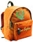 SL-Store GbR Kindergartenrucksack bestickt mit Namen Motiv Kinder Kleinkind Kinderrucksack für KITA Kindergarten personaliesiert Name, Farbe:orange