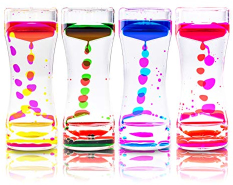 Super Z Outlet Liquid Motion Bubbler for Sensory Play, Fidget Toy, Children Activity, Desk Top, Assorted Colors (1 Piece)