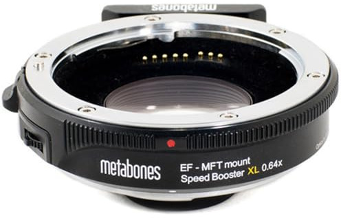 Metabones Canon EF to Micro FourThirds T II Speed Booster XL 0.64x (Black Matt), MB_SPEF-M43-BT3, schwarz/chrom