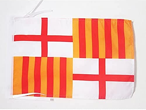 AZ FLAG - Flagge Barcelona - 45x30 cm Mit Kordel - Barcelona Fahne 30 x 45 Cm - Flaggen