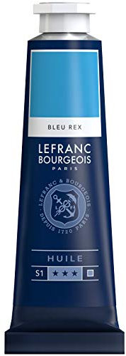 Lefranc Bourgeois Peinture à l'huile d'artiste, Bleu Roi, Tube de 40 ML