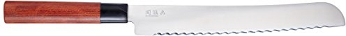 Brot - Messer mit Red Wood Griff (22,5 cm) von Kai