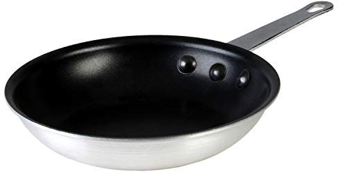 Thunder Group Poêle à frire anti-adhésive en aluminium de 35,6 cm, argenté