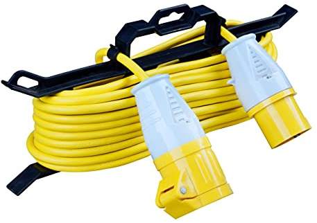 Masterplug 110 Volts Site Equipment Inline Plug and Socket with Cable Tidy