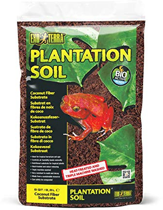 Exo Terra Plantation Soil, Coconut Fibre Terrarium Substrate 8.8L