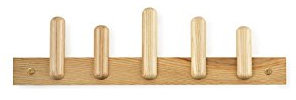 Normann Copenhagen 380002 Garderobenhakenleiste, Holz, Eiche, 60 x 6.3 x 17.2 cm, 1 Einheiten