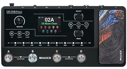Mooer GE150 PRO Li - Amp Modeling & Multi Effects, with Battery, Black