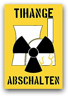 Aufkleber/Sticker Tihange Abschalten Anti Atom AKW Belgien Aachen 7x5cm A3256